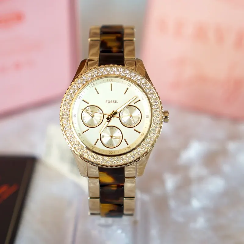 Fossil Stella Multifunction Two-tone Ladies Watch- ES4756